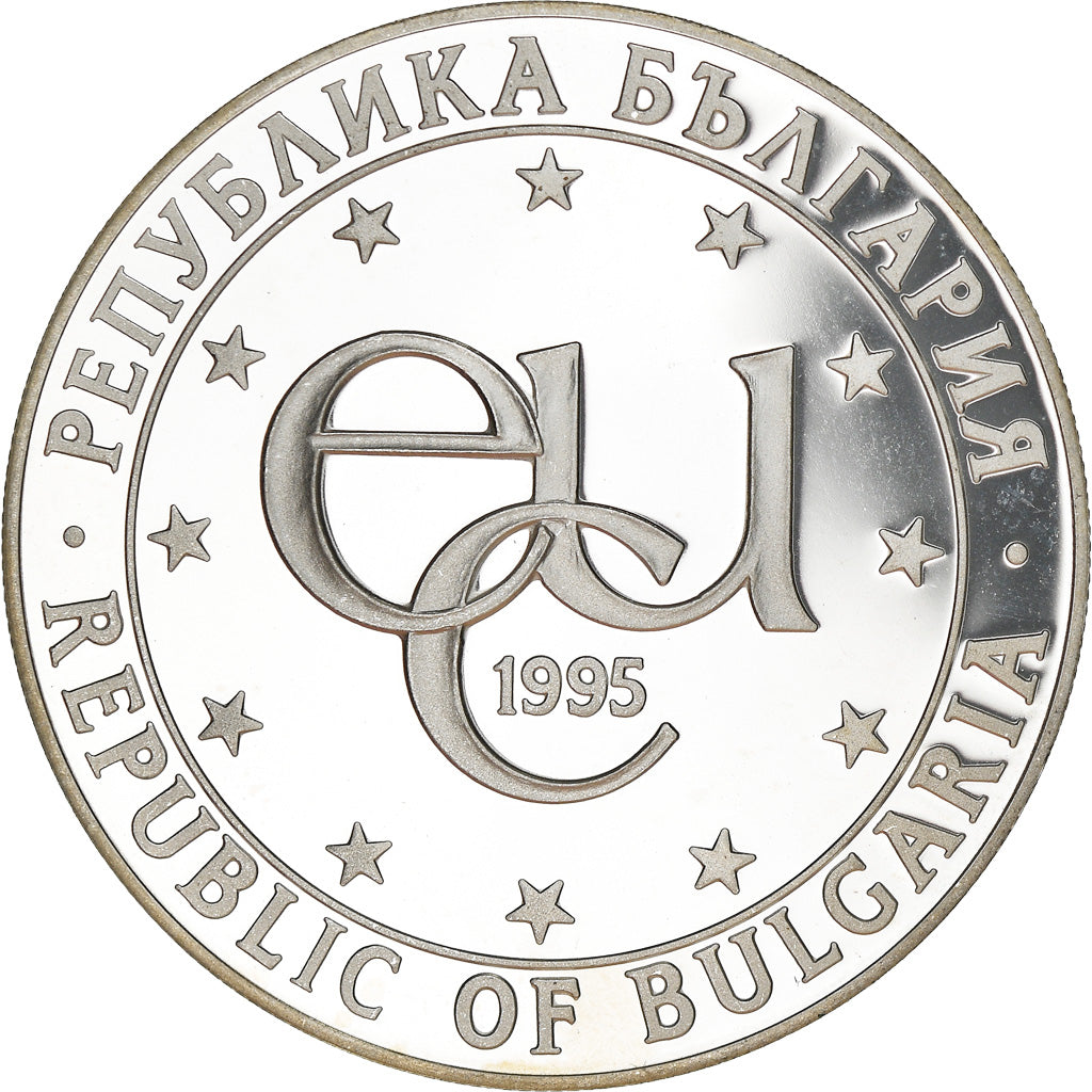 Monnaie, Bulgarie, 1000 Leva, 1995, BE, FDC, Argent, KM:217