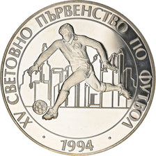 Coin, Bulgaria, World Cup 94, 100 Leva, 1993, BE, MS(65-70), Silver, KM:210