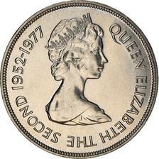 Coin, Guernsey, Elizabeth II, 25 Pence, 1977, MS(63), Copper-nickel, KM:31