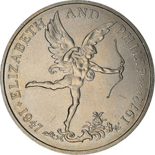 Monnaie, Guernsey, Elizabeth II, 25 Pence, 1972, Guernesey, SUP, Copper-nickel
