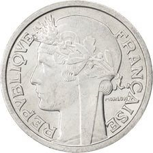 FRANCE, Morlon, 2 Francs, 1959, KM #886a.1, MS(60-62), Aluminum, 27, Gadoury...