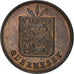 Coin, Guernsey, 4 Doubles, 1902, Heaton, Birmingham, AU(50-53), Bronze, KM:5
