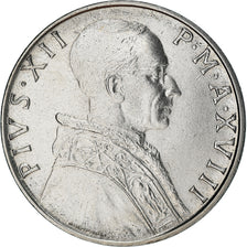 Moneta, PAŃSTWO WATYKAŃSKIE, Pius XII, 50 Lire, 1956, AU(55-58), Stal