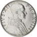 Moneta, PAŃSTWO WATYKAŃSKIE, Pius XII, 50 Lire, 1956, AU(55-58), Stal