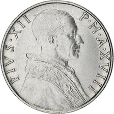 Moneda, CIUDAD DEL VATICANO, Pius XII, 50 Lire, 1956, MBC+, Acero inoxidable
