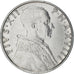 Moneda, CIUDAD DEL VATICANO, Pius XII, 50 Lire, 1956, MBC+, Acero inoxidable