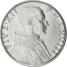Münze, Vatikanstadt, Pius XII, 50 Lire, 1956, SS+, Stainless Steel, KM:54.2