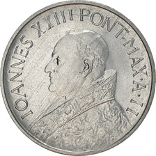 Coin, VATICAN CITY, John XXIII, 10 Lire, 1960, MS(63), Aluminum, KM:61.2