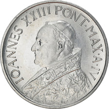 Coin, VATICAN CITY, John XXIII, 10 Lire, 1962, MS(64), Aluminum, KM:70