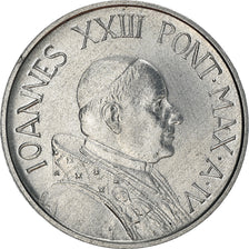 Coin, VATICAN CITY, John XXIII, 5 Lire, 1962, MS(63), Aluminum, KM:60.2