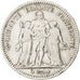 FRANCE, Hercule, 5 Francs, 1878, Bordeaux, KM #820.2, VF(30-35), Silver,...