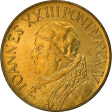 Moneda, CIUDAD DEL VATICANO, John XXIII, 20 Lire, 1962, SC, Aluminio - bronce