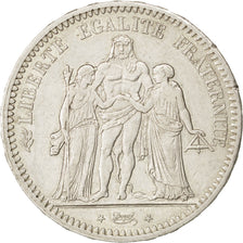 FRANCE, Hercule, 5 Francs, 1848, Paris, KM #756.1, EF(40-45), Silver, Gadoury...