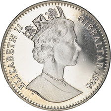 Coin, Gibraltar, 2.8 Ecus, 1994, BE, MS(63), Cupro-nickel, KM:489