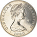 Coin, Gibraltar, Elizabeth II, Crown, 1980, British Royal Mint, AU(50-53)