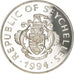 Coin, Seychelles, Queen Mother, 25 Rupees, 1994, BE, MS(65-70), Silver, KM:79