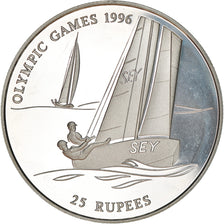 Monnaie, Seychelles, Olympic Games 1996, 25 Rupees, 1995, BE, FDC, Argent, KM:80