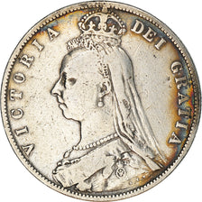 Coin, Great Britain, Victoria, 1/2 Crown, 1887, London, VF(20-25), Silver