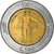 Moneda, San Marino, 500 Lire, 1985, MBC, Bimetálico, KM:181
