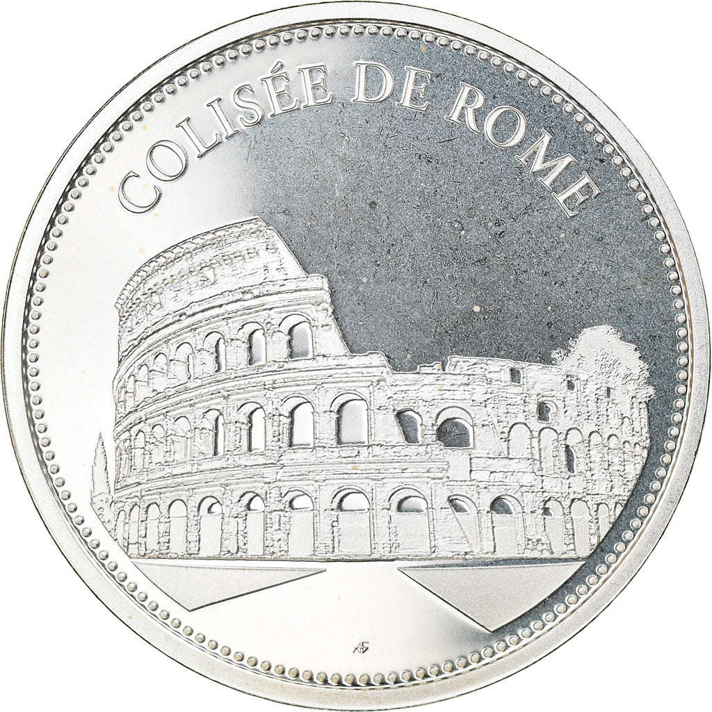France, Medal, Merveilles du monde, Colisée de Rome, Arts & Culture, MS(65-70)
