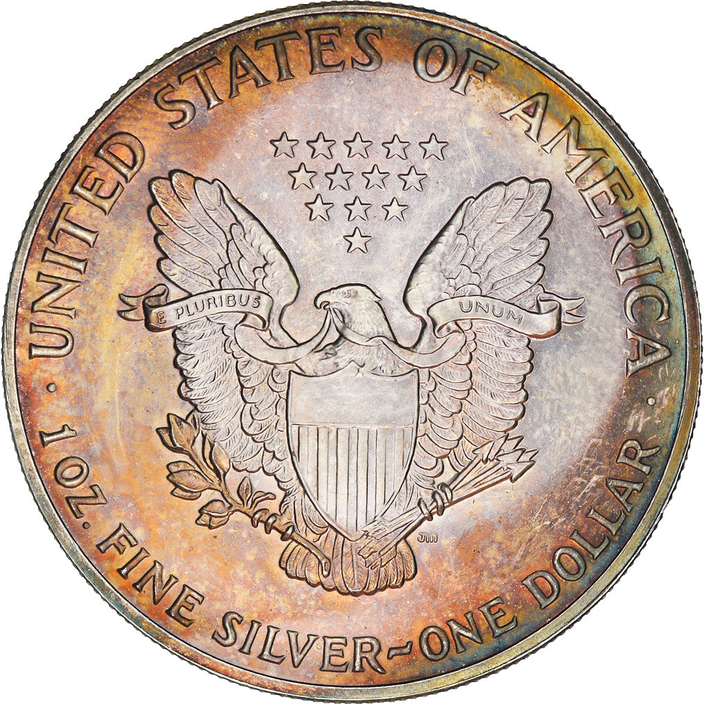 Monnaie, États-Unis, Dollar, 1992, U.S. Mint, Philadelphie, TTB+, Argent