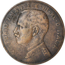 Coin, Italy, Vittorio Emanuele III, 2 Centesimi, 1909, Rome, VF(20-25), Bronze