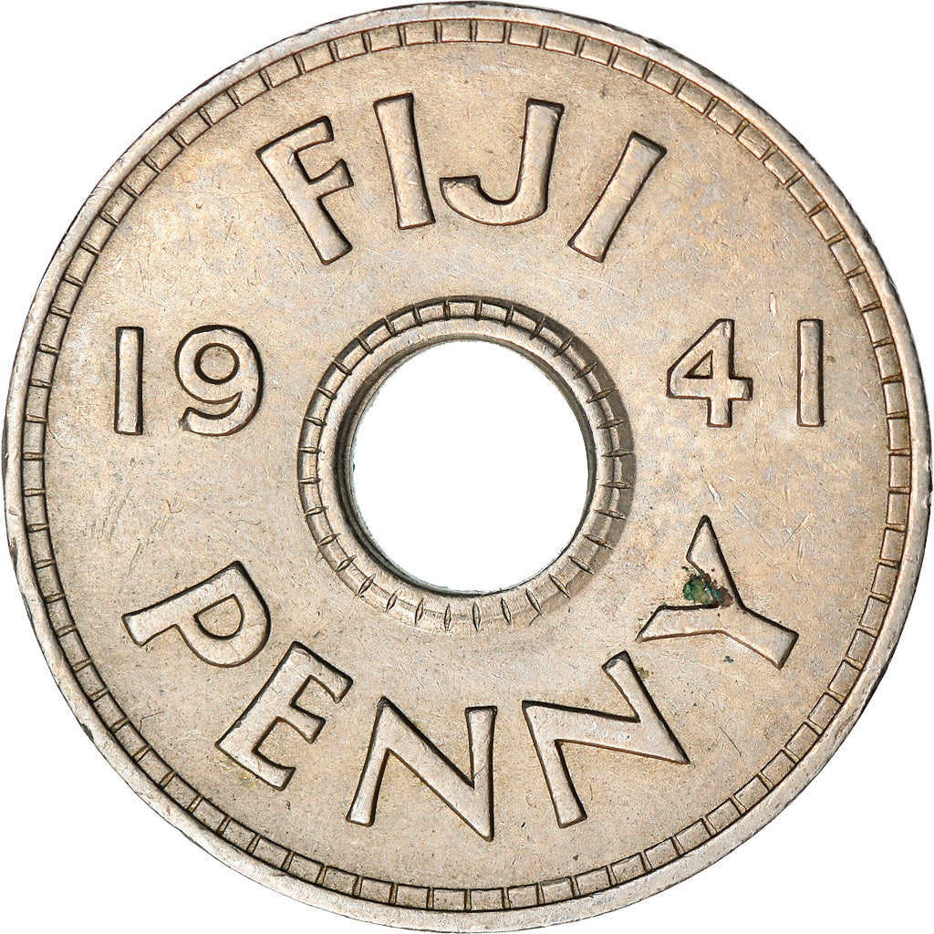 Coin, Fiji, Penny, 1941, EF(40-45), Cupro-nickel, KM:7.
