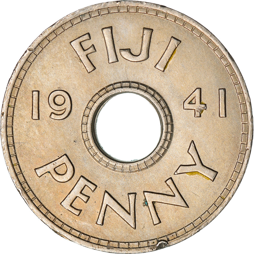 Coin, Fiji, Penny, 1941, VF(30-35), Cupro-nickel, KM:7.