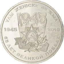 Coin, Kazakhstan, 50 Tenge, 2010, EF(40-45), Nickel-brass, KM:175