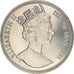 Moeda, Ilha de Man, Diplodocus, Crown, 1993, BE, AU(55-58), Cobre-níquel