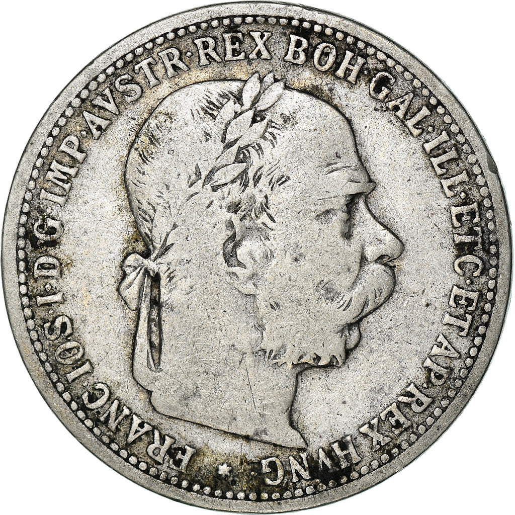 Coin, Austria, Franz Joseph I, Corona, 1893, VF(20-25), Silver, KM:2804