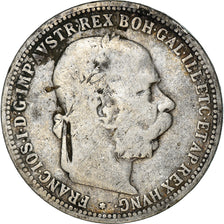 Coin, Austria, Franz Joseph I, Corona, 1893, VF(20-25), Silver, KM:2804