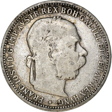 Coin, Austria, Franz Joseph I, Corona, 1893, F(12-15), Silver, KM:2804