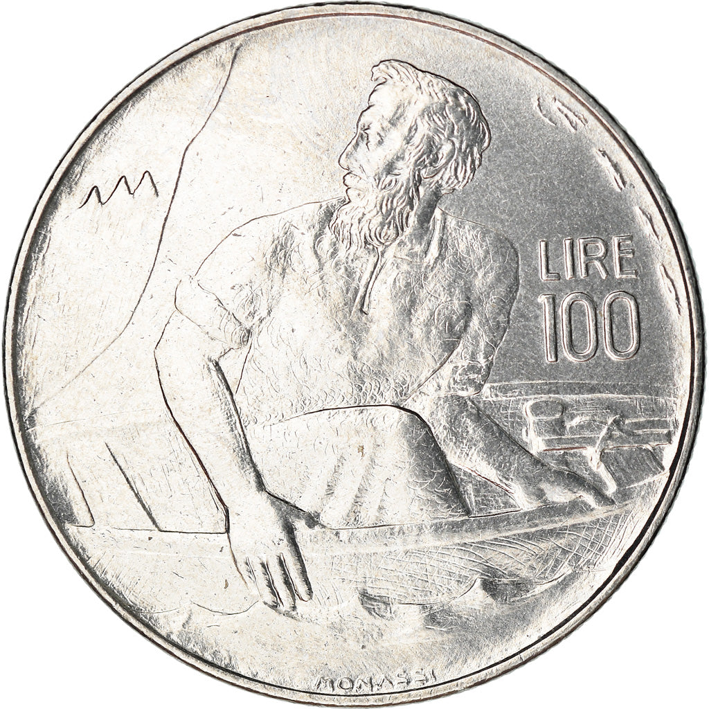 Moneta, San Marino, 100 Lire, 1972, Rome, SPL-, Acciaio, KM:20