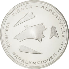 FRANCE, 100 Francs, 1992, KM #1009, AU(55-58), Silver, 22.27