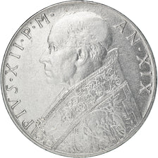 Münze, Vatikanstadt, Pius XII, 100 Lire, 1957, SS, Stainless Steel, KM:55
