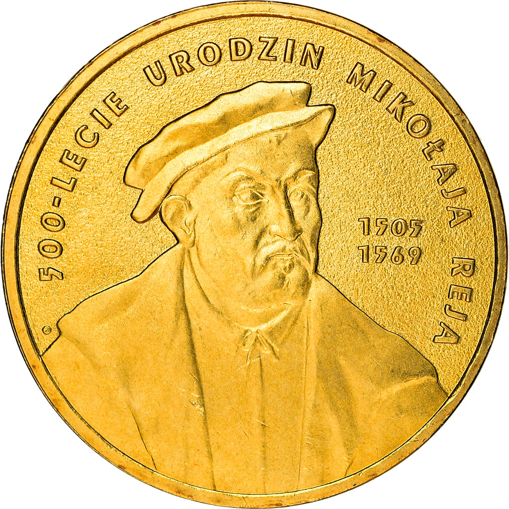 Coin, Poland, 2 Zlote, 2005, Warsaw, VF(30-35), Brass, KM:608