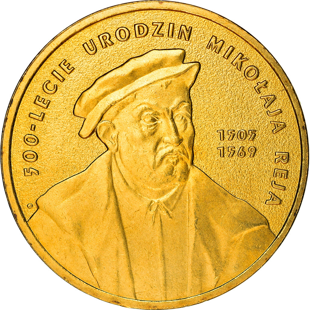 Moneda, Polonia, 2 Zlote, 2005, Warsaw, MBC+, Latón, KM:608