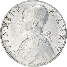Munten, Vaticaanstad, Pius XII, 10 Lire, 1952, Roma, ZF+, Aluminium, KM:52.1