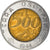 Moneda, San Marino, 500 Lire, 1991, Rome, BC+, Bimetálico, KM:269