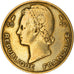 Coin, French West Africa, 10 Francs, 1956, Paris, EF(40-45), Aluminum-Bronze