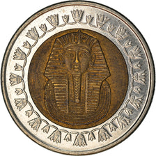 Coin, Egypt, Pound, 2007/AH1428, Cairo, EF(40-45), Bi-Metallic, KM:940a