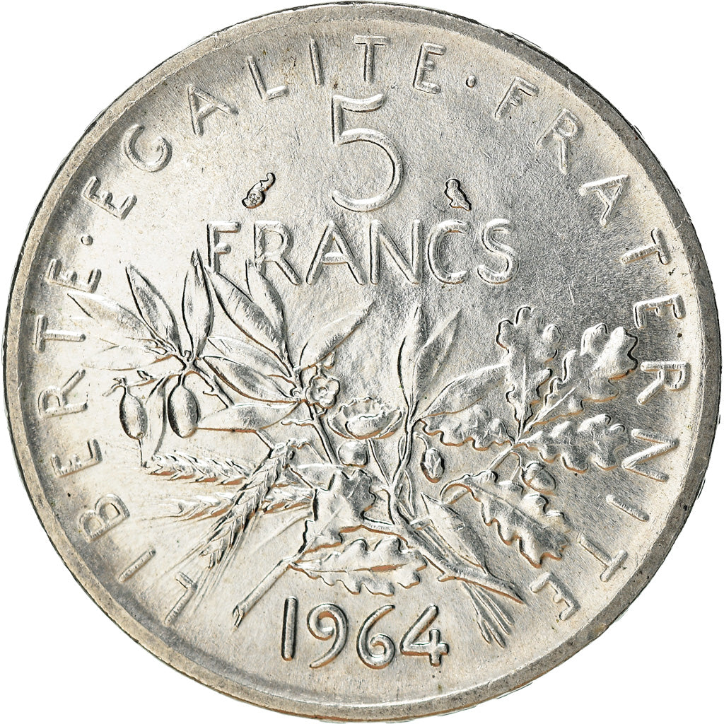 Monnaie, France, Semeuse, 5 Francs, 1964, Paris, SUP, Argent, Gadoury:770