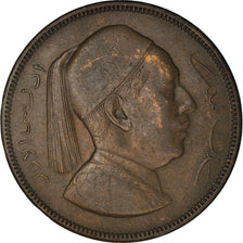 Moeda, Líbia, Idris I, 5 Milliemes, 1952, EF(40-45), Bronze, KM:3