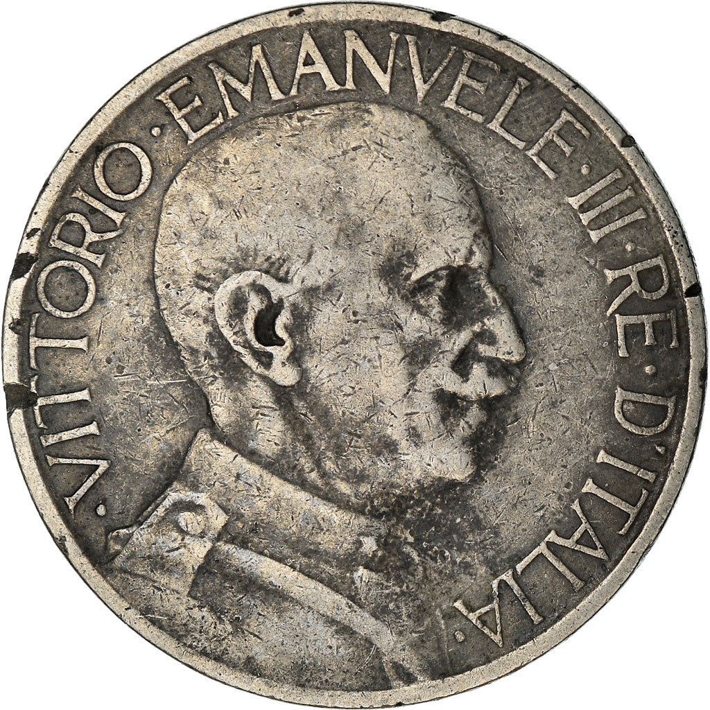 Coin, Italy, 2 Lire, 1927, Rome, VF(20-25), Nickel, KM:63