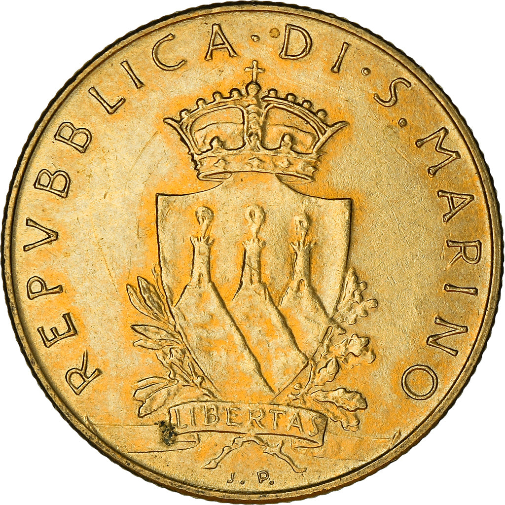 Coin, San Marino, 200 Lire, 1979, Rome, EF(40-45), Aluminum-Bronze, KM:96