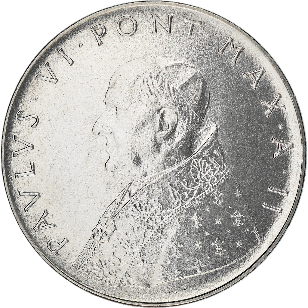 Moneta, CITTÀ DEL VATICANO, Paul VI, 100 Lire, 1964, Roma, BB+, Acciaio