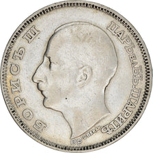 Munten, Bulgarije, 100 Leva, 1930, Budapest, Hungary, ZF, Zilver, KM:43