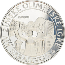 Coin, Yugoslavia, 1984 Winter Olympics, 250 Dinara, 1982, BE, MS(65-70), Silver