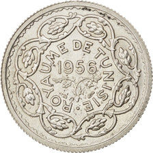 Coin, Tunisia, 10 Francs, 1956, Paris, AU(55-58), Silver, KM:7, Lecompte:354